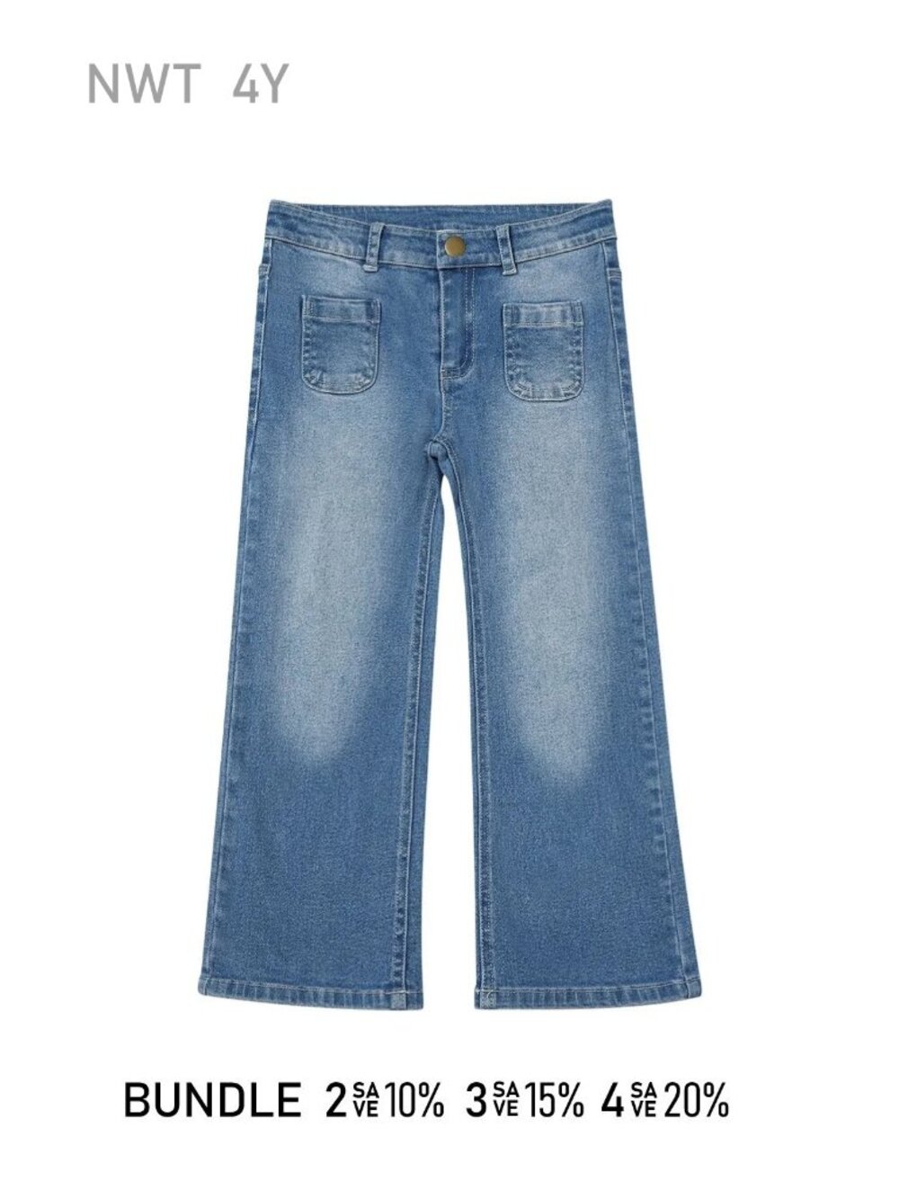NWT - VIGNETTE Blue Denim Jeans - size 4Y